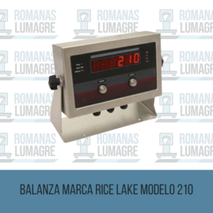 Indicador de peso 210, marca Rice Lake
